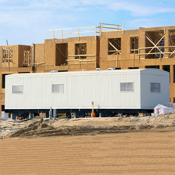 we offer various size options for our construction trailers to accommodate different needs
